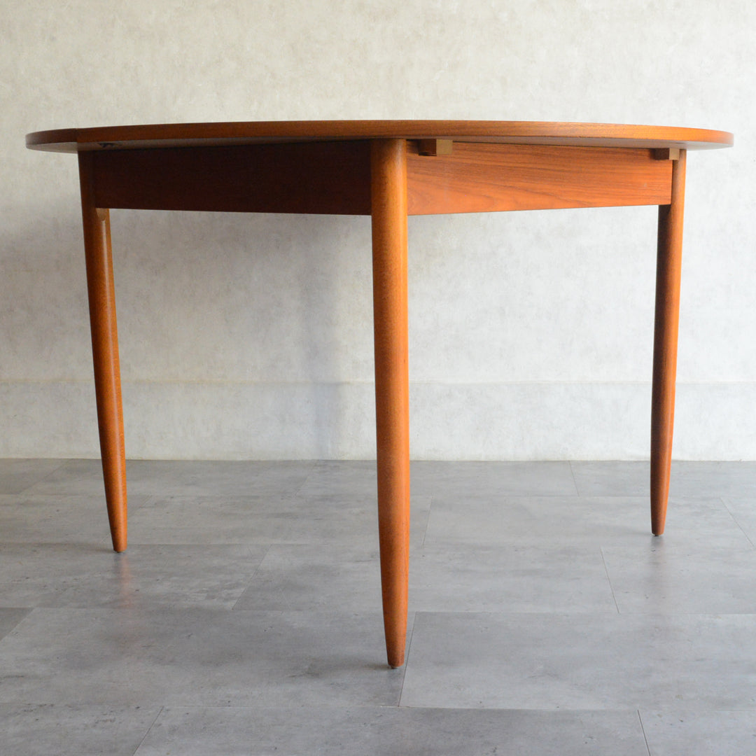 ミッドセンチュリー 　エクステンション コンパクトラウンドテーブル 13