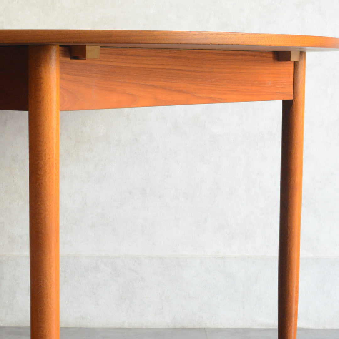 ミッドセンチュリー 　エクステンション コンパクトラウンドテーブル 13