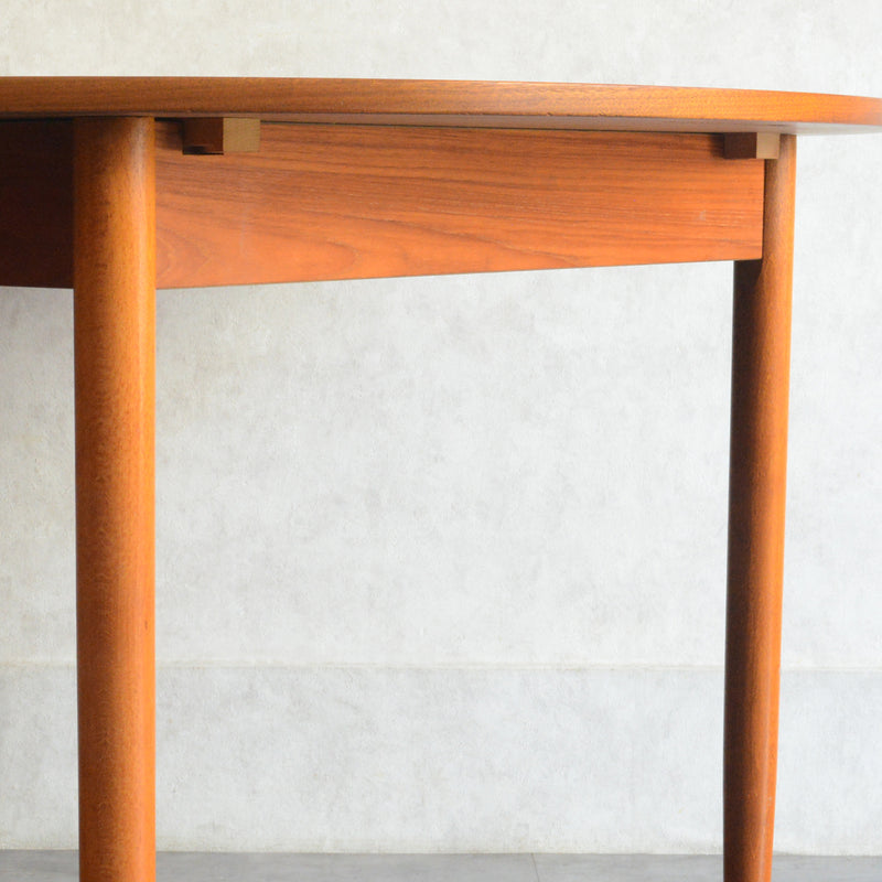 ミッドセンチュリー 　エクステンション コンパクトラウンドテーブル 13