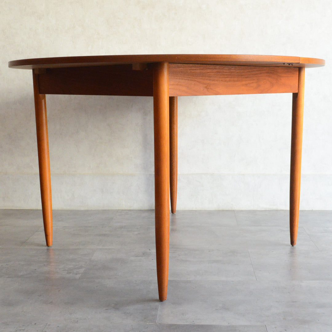 ミッドセンチュリー 　エクステンション コンパクトラウンドテーブル 13