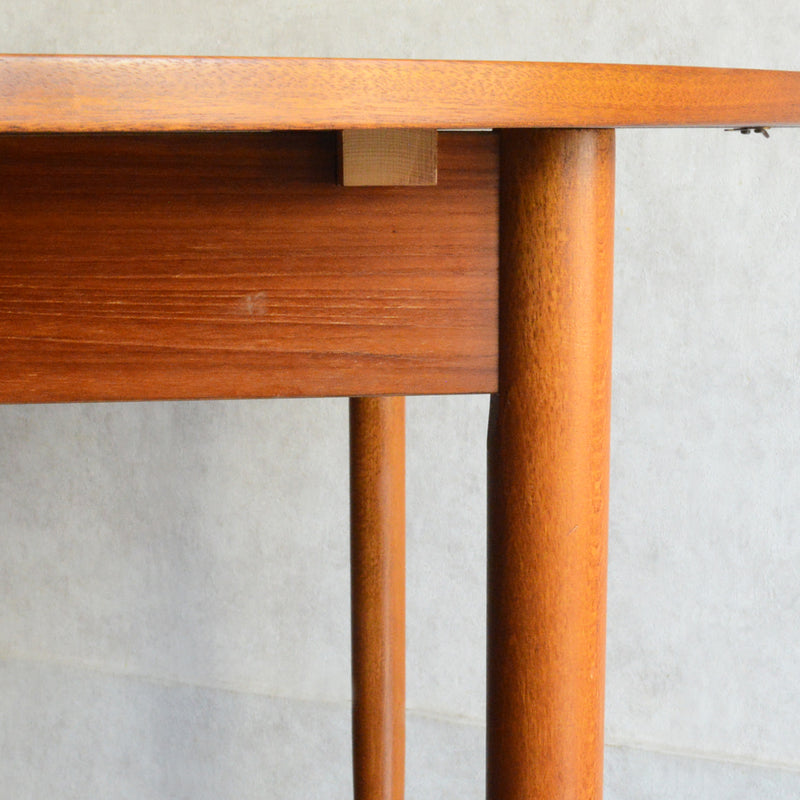 ミッドセンチュリー 　エクステンション コンパクトラウンドテーブル 13