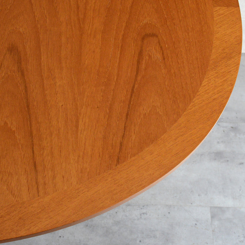 Parker Knoll (Nathan) ゲートレッグ ダイニングテーブル 09 (オーバル/天板剝離再塗装済)