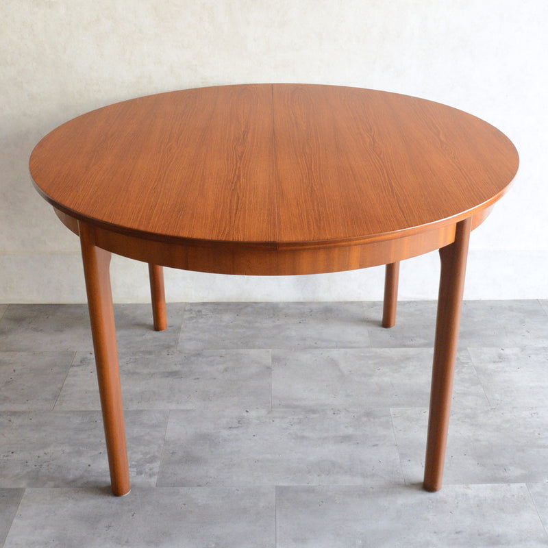 A.H.McINTOSH コンパクト ラウンドダイニングテーブル107(天板剝離再塗装)