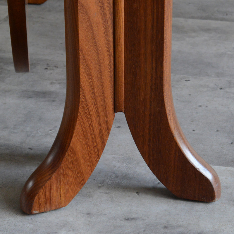 Parker Knoll (Nathan) ゲートレッグ ダイニングテーブル 09 (オーバル/天板剝離再塗装済)