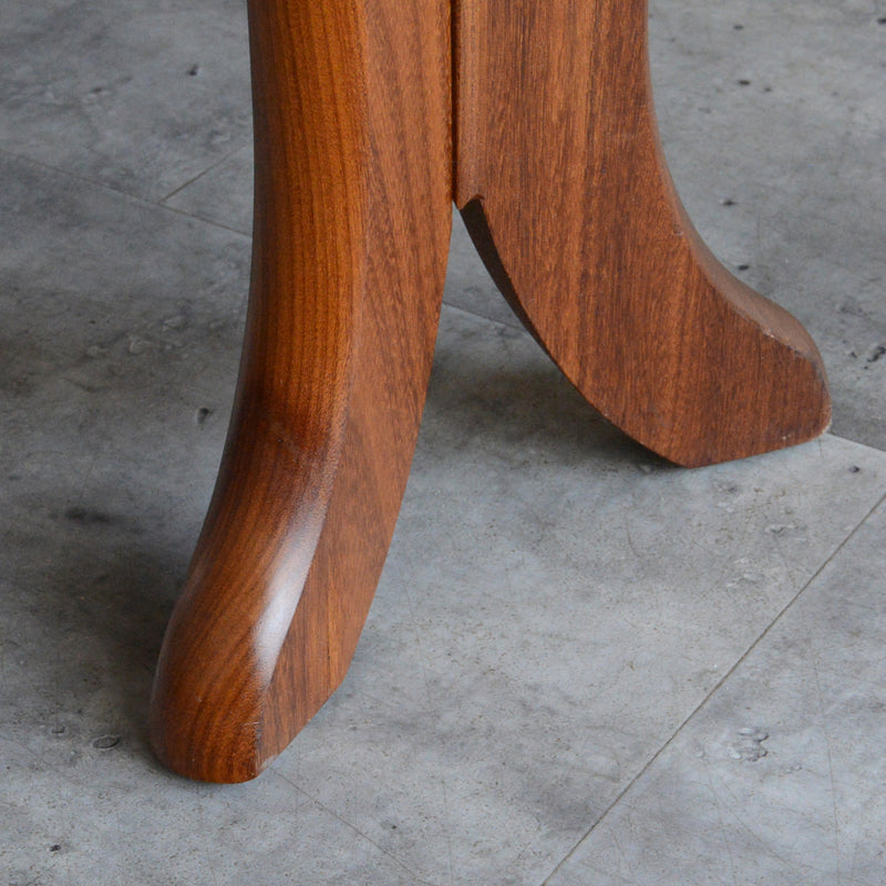 Parker Knoll (Nathan) ゲートレッグ ダイニングテーブル 09 (オーバル/天板剝離再塗装済)