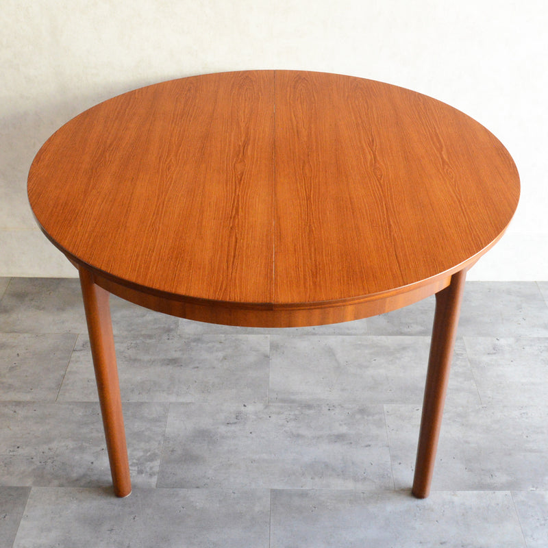 A.H.McINTOSH コンパクト ラウンドダイニングテーブル107(天板剝離再塗装)