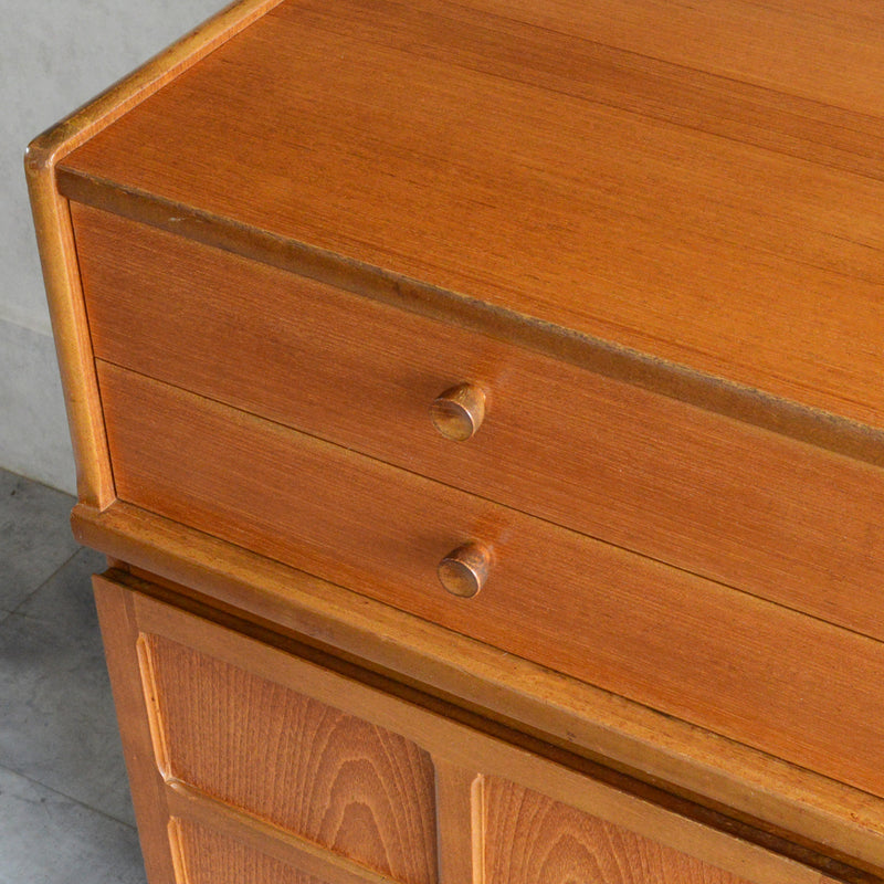 Nathan ネイサン キャビネット/レコードキャビネット 44(天板隔離再塗装済）