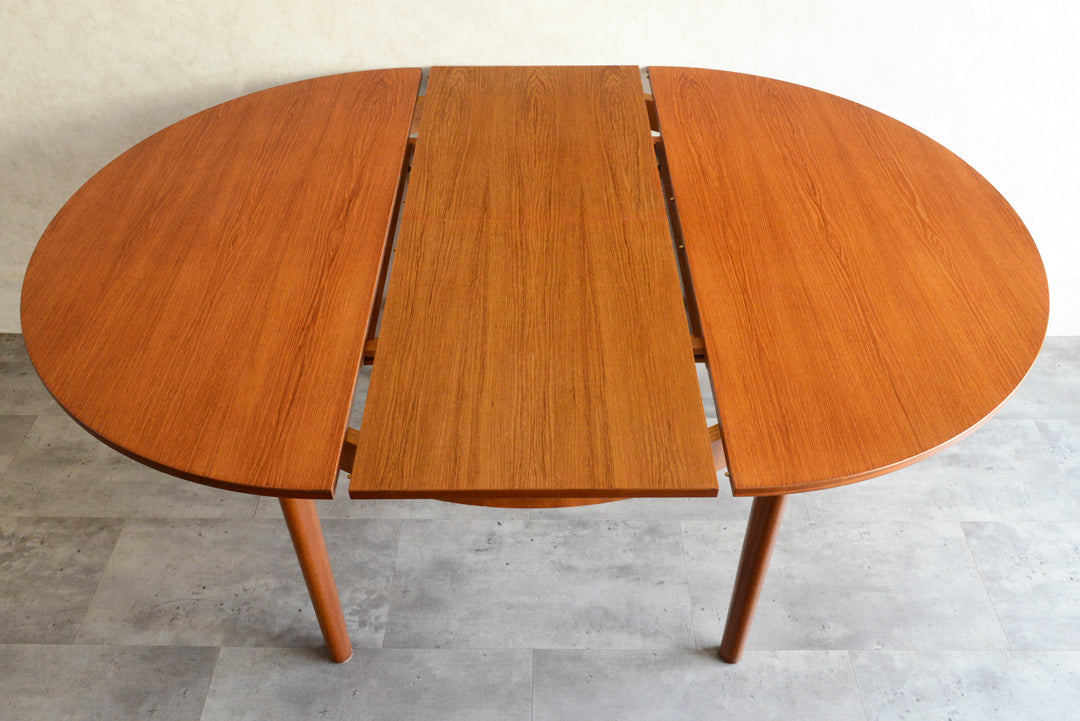 A.H.McINTOSH コンパクト ラウンドダイニングテーブル107(天板剝離再塗装)