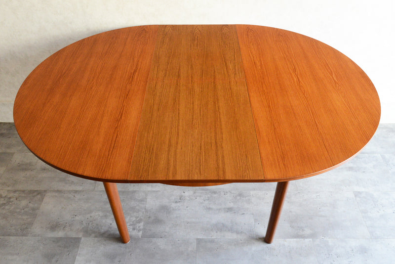 A.H.McINTOSH コンパクト ラウンドダイニングテーブル107(天板剝離再塗装)