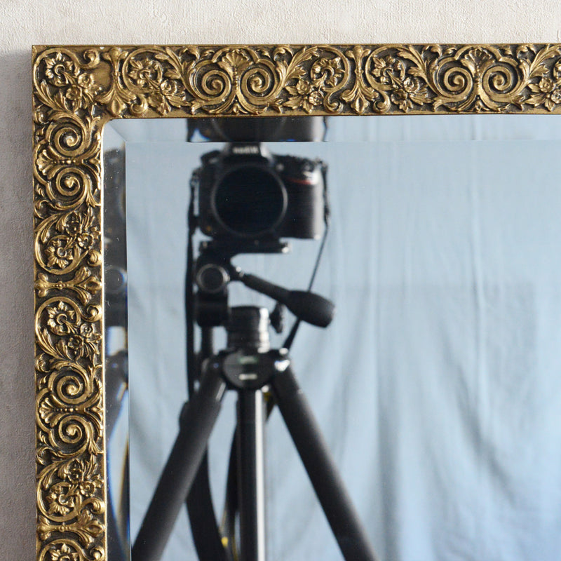 クラシック　ウォールミラー02 　ゴールド