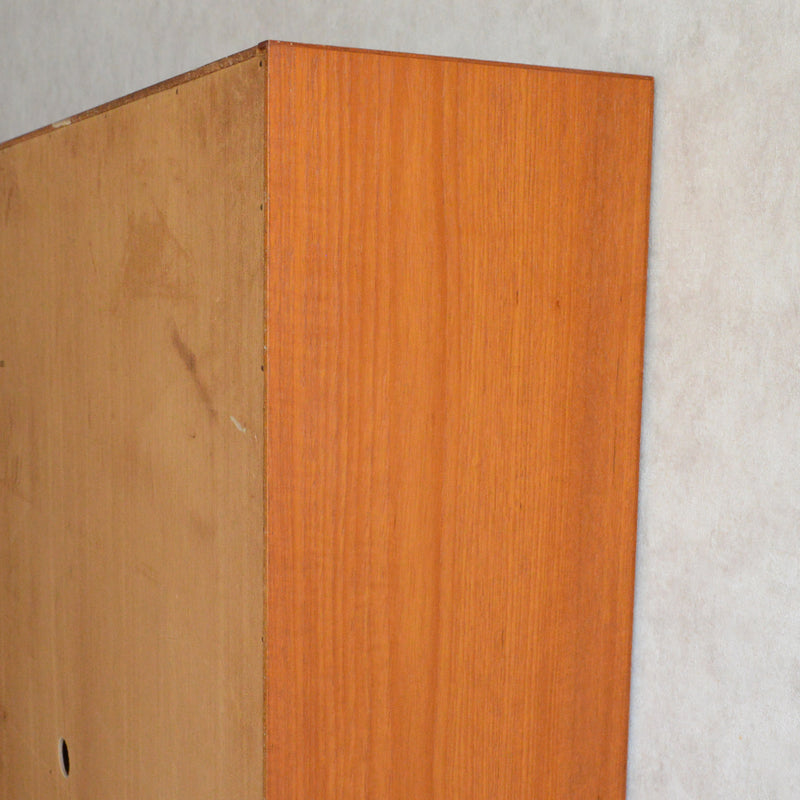 デンマークヴィンテージ チークシェルフ カップボード 8-51（フラップ扉）