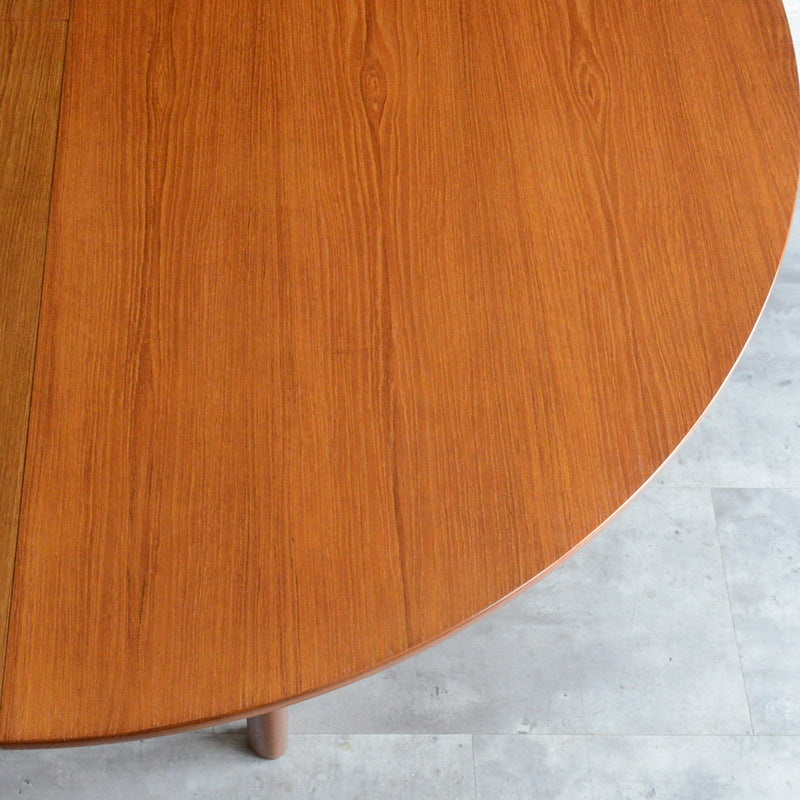 A.H.McINTOSH コンパクト ラウンドダイニングテーブル107(天板剝離再塗装)