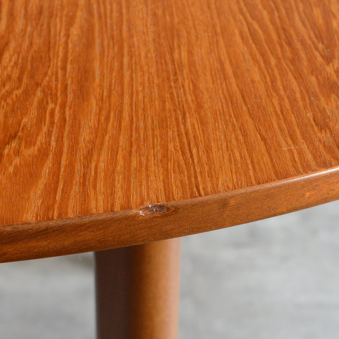 A.H.McINTOSH コンパクト ラウンドダイニングテーブル107(天板剝離再塗装)