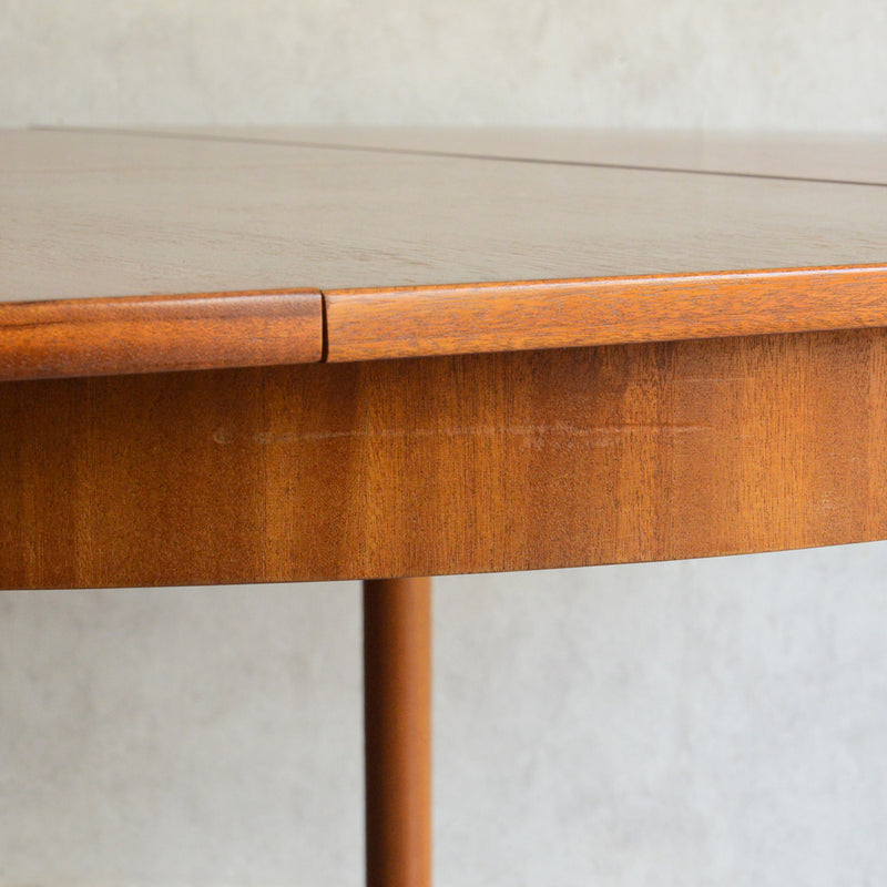 A.H.McINTOSH コンパクト ラウンドダイニングテーブル107(天板剝離再塗装)