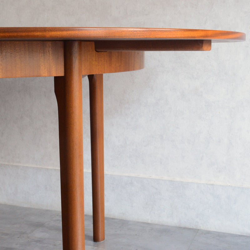 A.H.McINTOSH コンパクト ラウンドダイニングテーブル107(天板剝離再塗装)