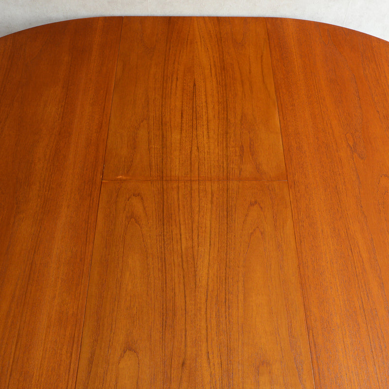 S様見学予約商品　G-PLAN ジープラン コンパクト ラウンドテーブル 82 (天板剥離再塗装/エクステンション）