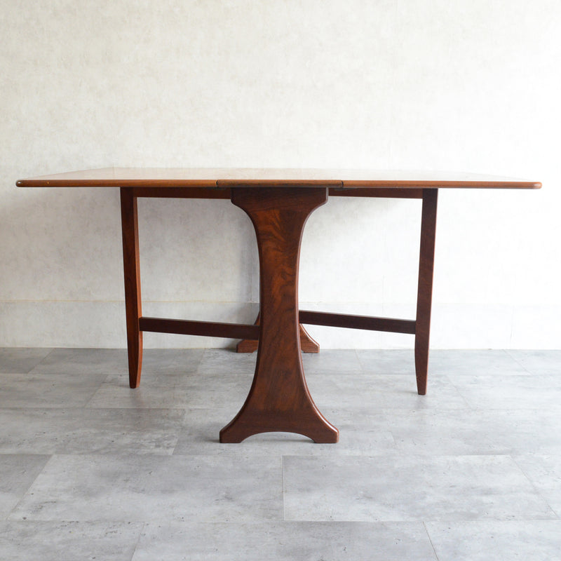 S様ご予約商品 G-PLAN ジープラン  ゲートレッグ ダイニングテーブル 57 (天板剝離再塗装済）