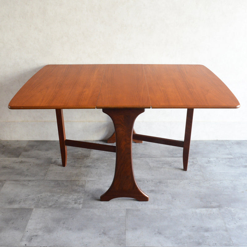 S様ご予約商品 G-PLAN ジープラン  ゲートレッグ ダイニングテーブル 57 (天板剝離再塗装済）