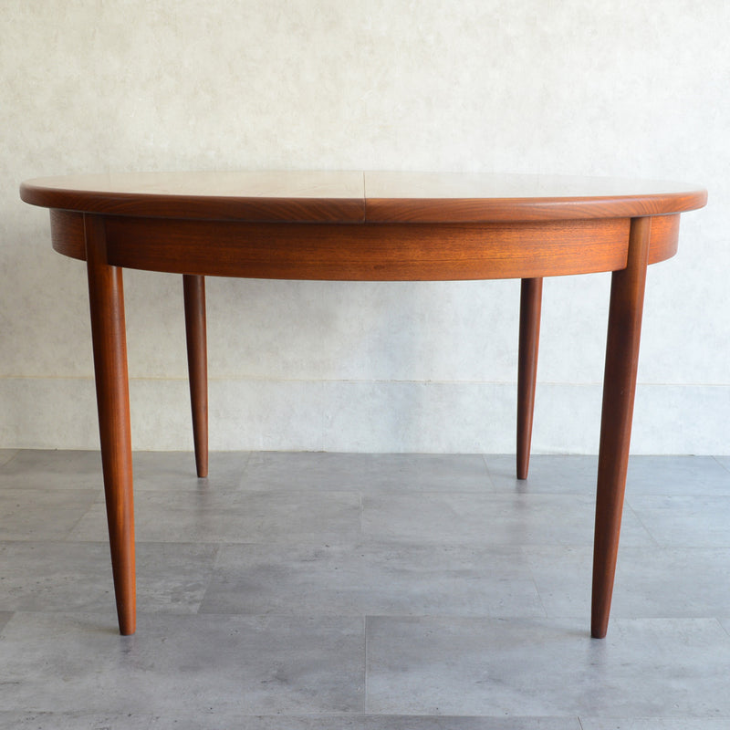 G-PLAN ジープラン エクステンション ラウンドテーブル86(天板剥離再塗装）