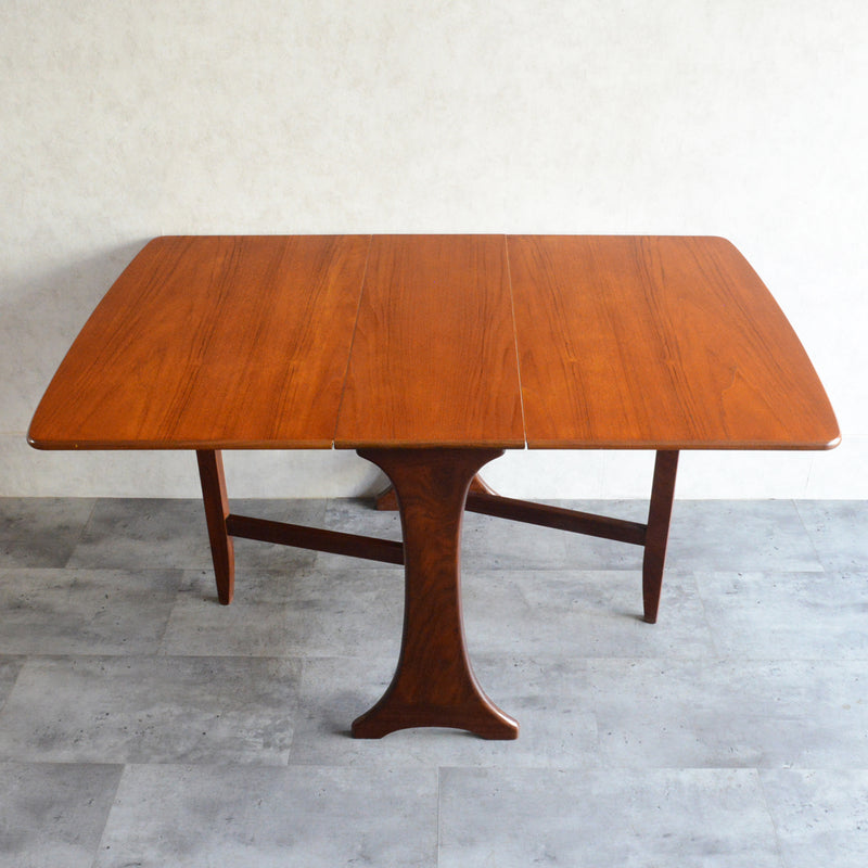 S様ご予約商品 G-PLAN ジープラン  ゲートレッグ ダイニングテーブル 57 (天板剝離再塗装済）