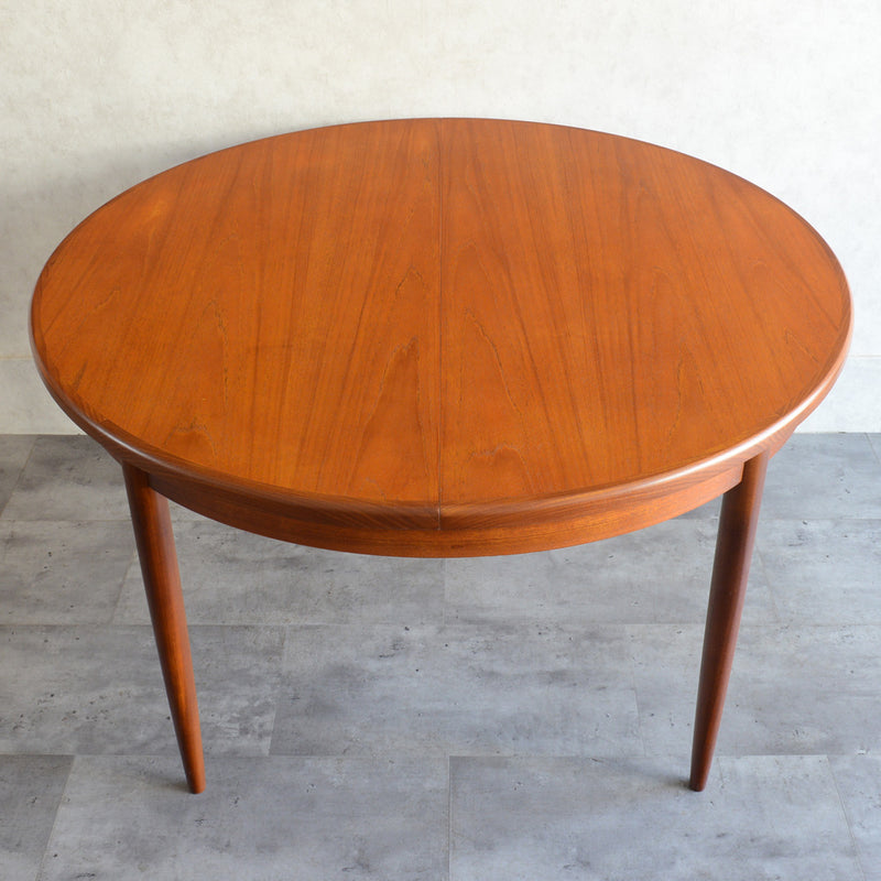 G-PLAN ジープラン エクステンション ラウンドテーブル86(天板剥離再塗装）