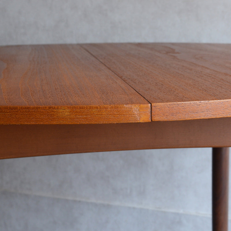 S様見学予約商品　G-PLAN ジープラン コンパクト ラウンドテーブル 82 (天板剥離再塗装/エクステンション）