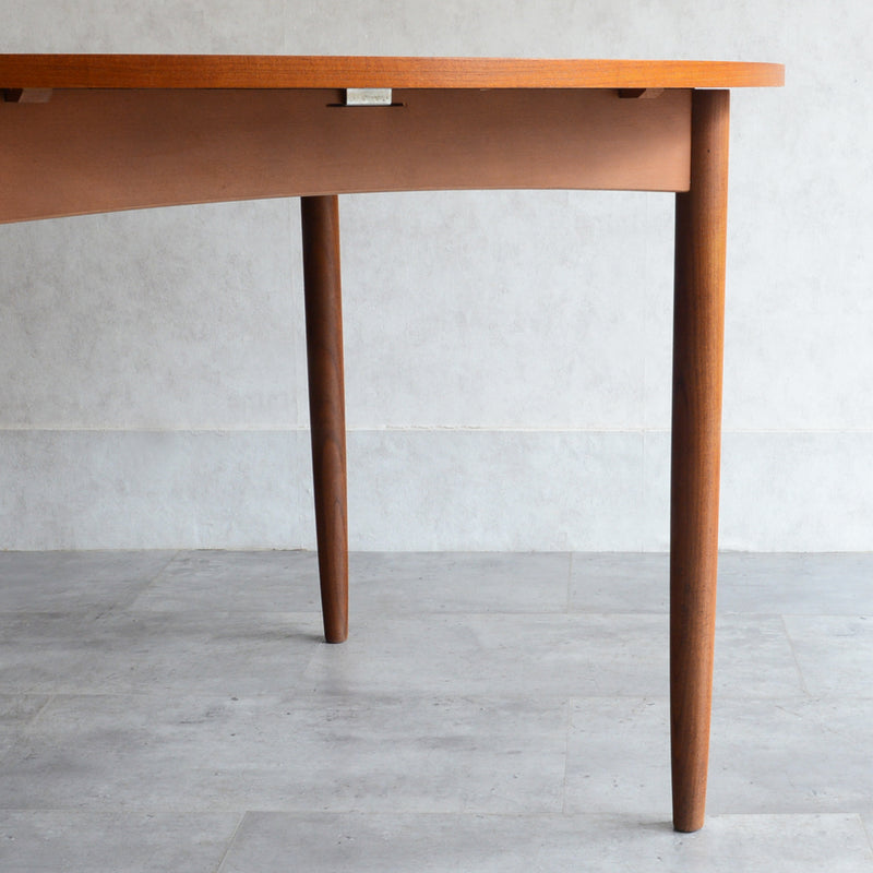 S様見学予約商品　G-PLAN ジープラン コンパクト ラウンドテーブル 82 (天板剥離再塗装/エクステンション）