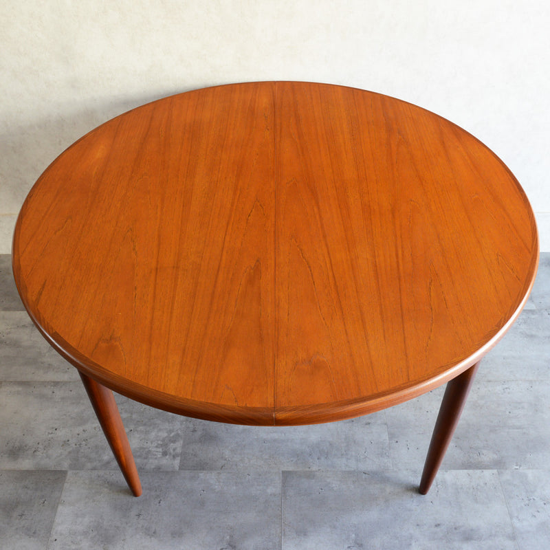 G-PLAN ジープラン エクステンション ラウンドテーブル86(天板剥離再塗装）