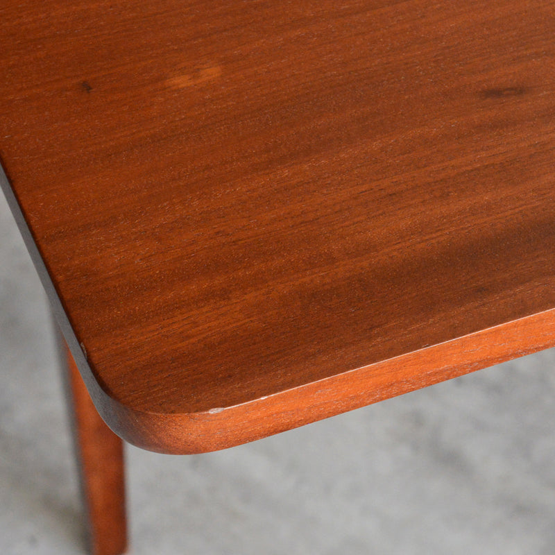 ヴィンテージ マホガニー ゲートレッグ ダイニングテーブル41 (天板剝離再塗装済）