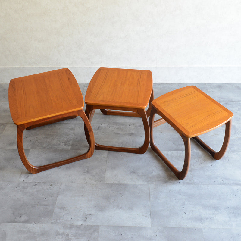 Nathan ネイサン ネストテーブル 03（天板剥離再塗装済）