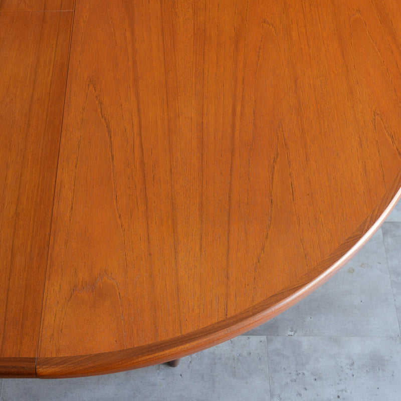 G-PLAN ジープラン エクステンション ラウンドテーブル86(天板剥離再塗装）