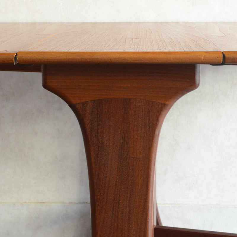 S様ご予約商品 G-PLAN ジープラン  ゲートレッグ ダイニングテーブル 57 (天板剝離再塗装済）