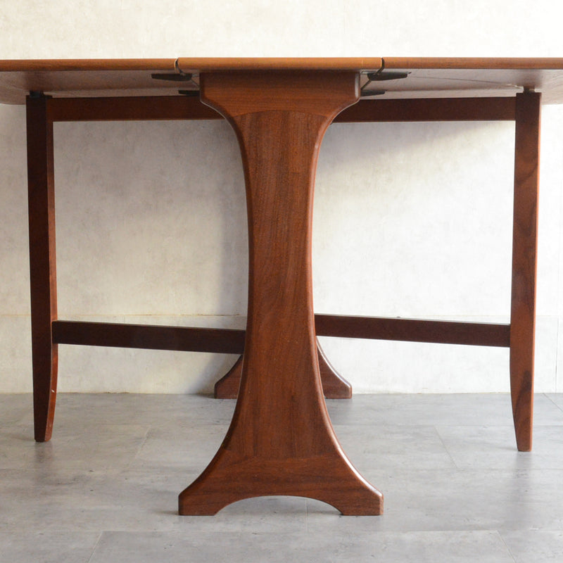 S様ご予約商品 G-PLAN ジープラン  ゲートレッグ ダイニングテーブル 57 (天板剝離再塗装済）