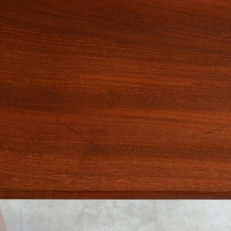 ヴィンテージ マホガニー ゲートレッグ ダイニングテーブル41 (天板剝離再塗装済）