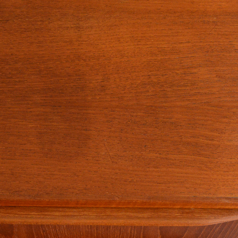 デンマーク ヴィンテージ  チーク４段チェスト 6-30(鍵付）