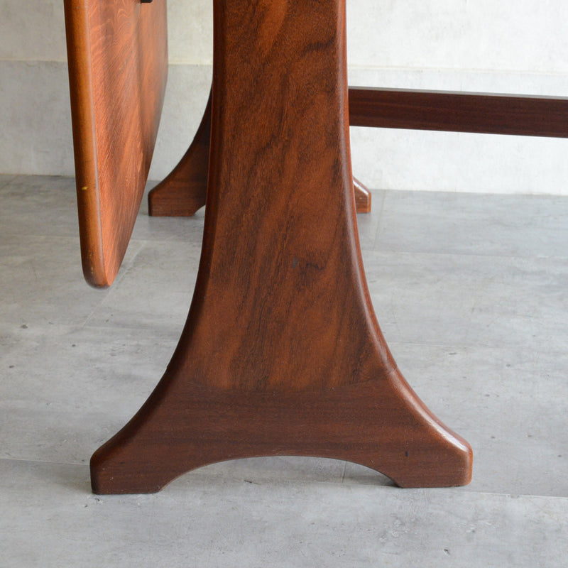 S様ご予約商品 G-PLAN ジープラン  ゲートレッグ ダイニングテーブル 57 (天板剝離再塗装済）