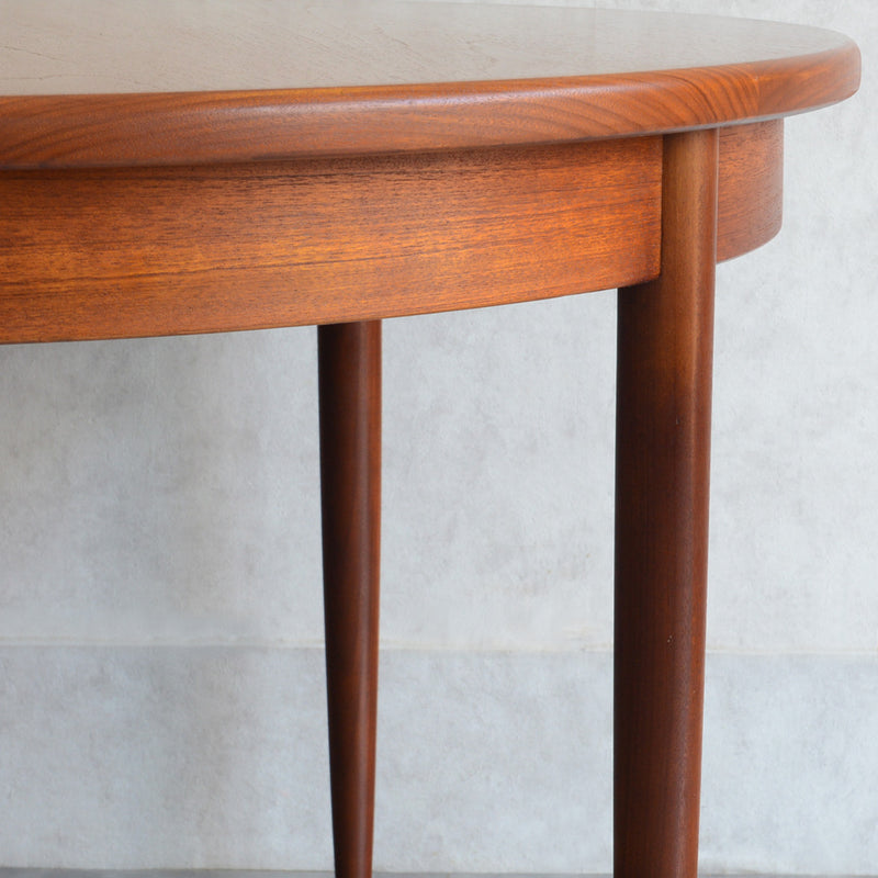 G-PLAN ジープラン エクステンション ラウンドテーブル86(天板剥離再塗装）