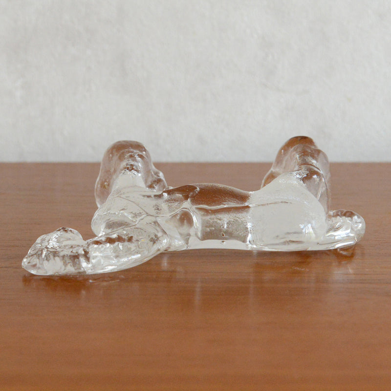 デンマークヴィンテージ ガラス ホースオブジェ/ペーパーウエイト6-47