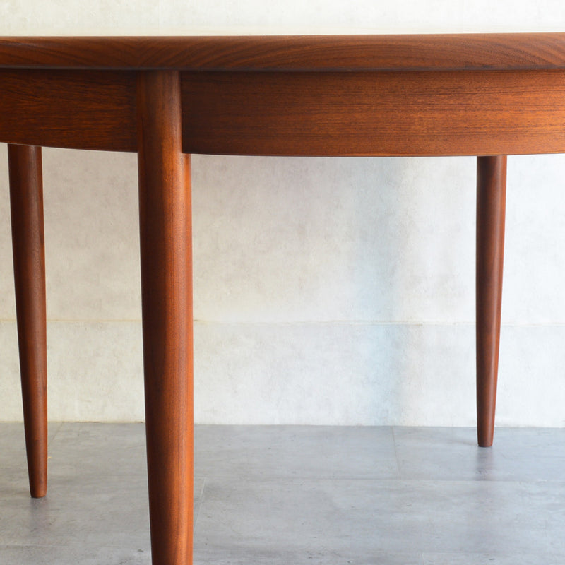 G-PLAN ジープラン エクステンション ラウンドテーブル86(天板剥離再塗装）