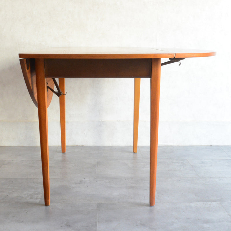 60S バタフライ チーク テーブル06（天板剥離再塗装済）