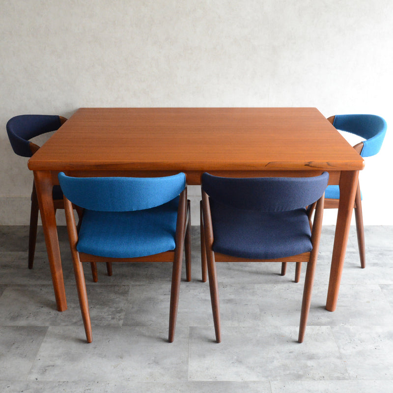 T様見学ご予約品　デンマーク エクステンション ダイニングテーブル 02(レクタングル・天板剥離再塗装済)