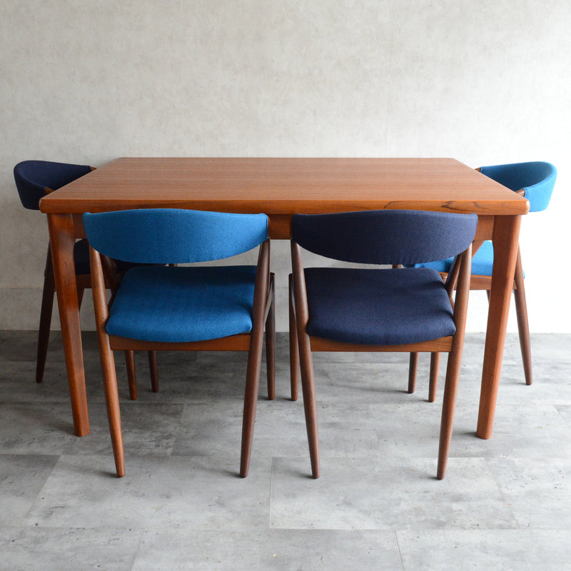 T様見学ご予約品　デンマーク エクステンション ダイニングテーブル 02(レクタングル・天板剥離再塗装済)