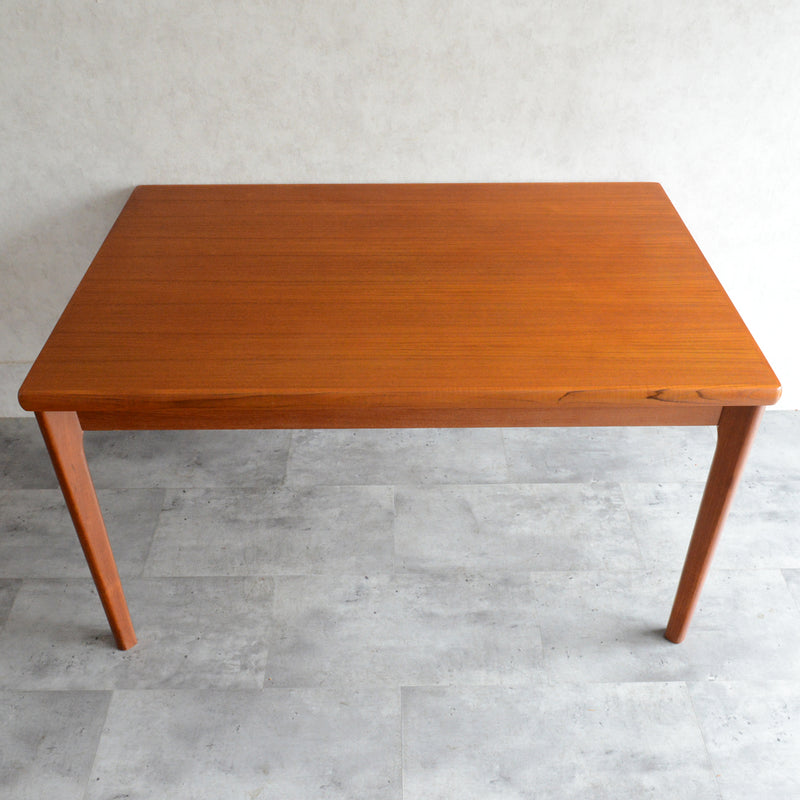 T様見学ご予約品　デンマーク エクステンション ダイニングテーブル 02(レクタングル・天板剥離再塗装済)