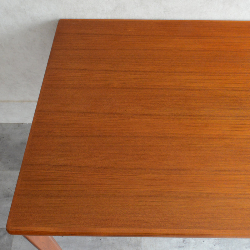 T様見学ご予約品　デンマーク エクステンション ダイニングテーブル 02(レクタングル・天板剥離再塗装済)