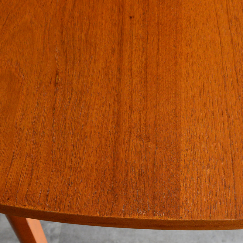 60S バタフライ チーク テーブル06（天板剥離再塗装済）