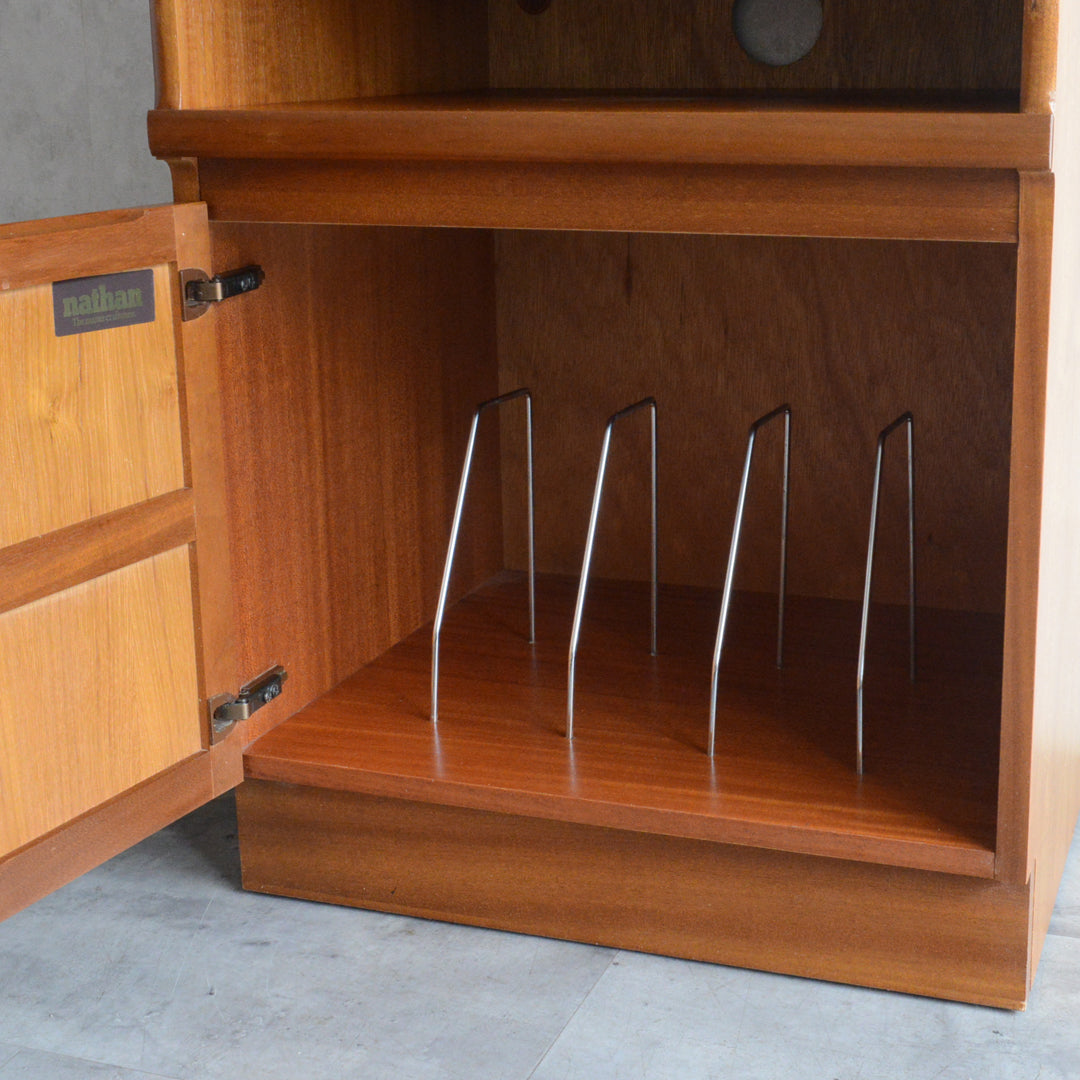 Nathan ネイサン オーディオラック/レコードキャビネット95 (天板隔離再塗装済）