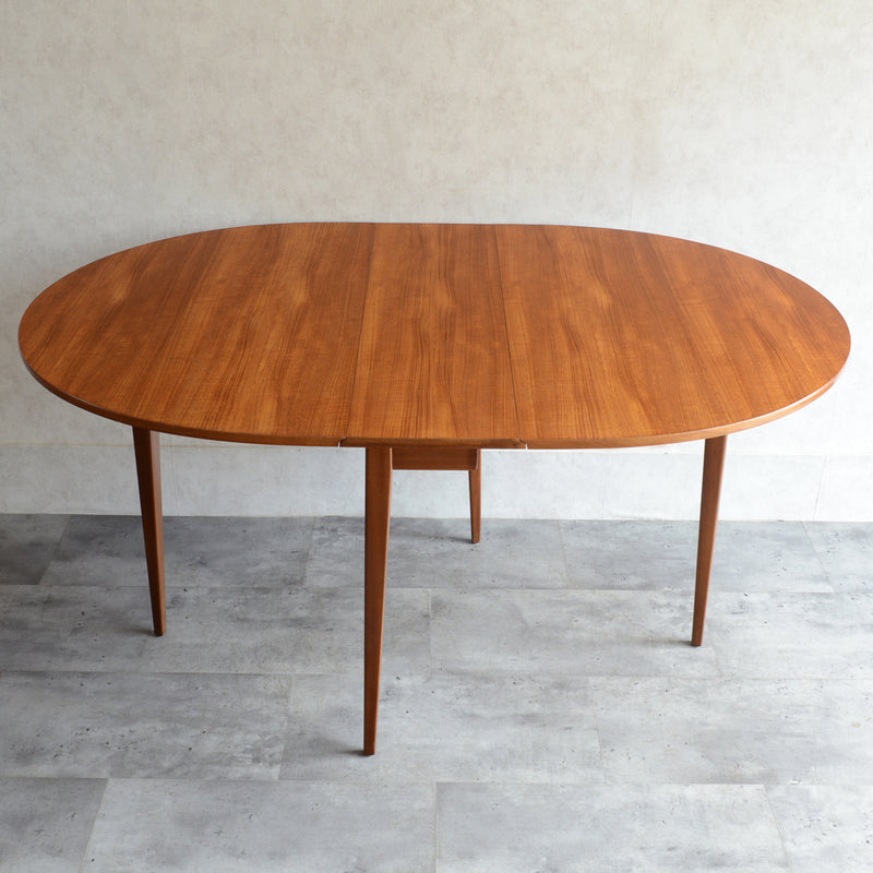 60S ゲートレッグ エクステンション ダイニングテーブル 25(オーバル）