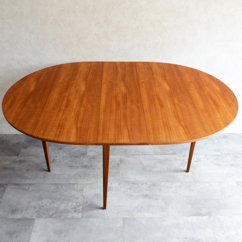 60S ゲートレッグ エクステンション ダイニングテーブル 25(オーバル）