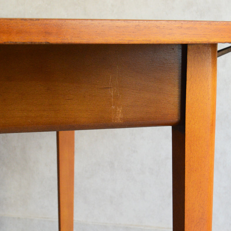 60S バタフライ チーク テーブル06（天板剥離再塗装済）