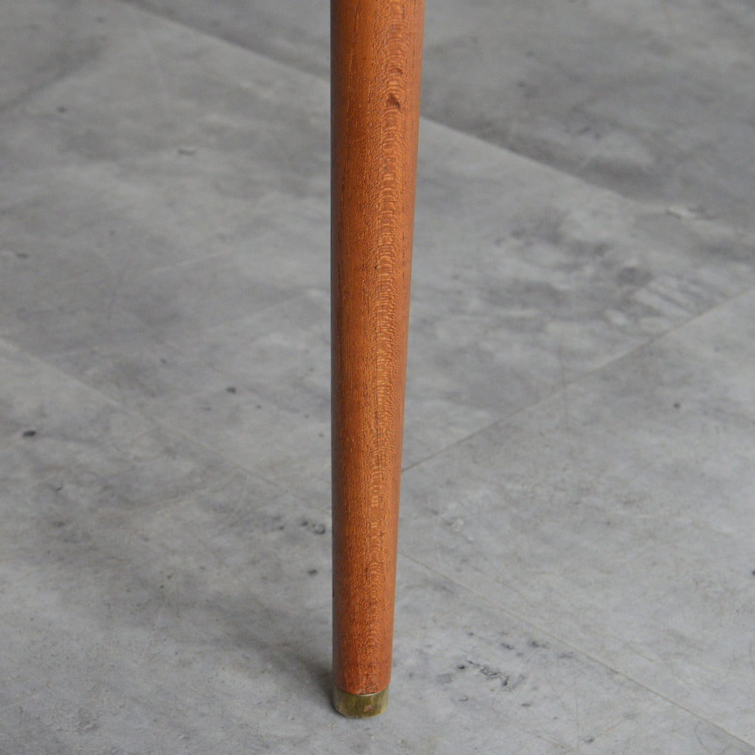 デンマークヴィンテージ　チーク ソーイングテーブル5-176